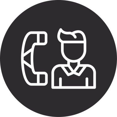 Modern simgenin vektör çizimi, insan simgesi