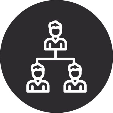 İnsan simgesinin vektör illüstrasyonu