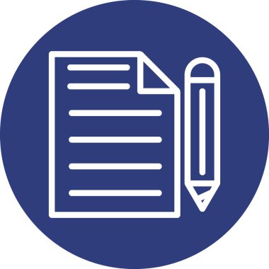 kalem simgesinin vektör illüstrasyonu