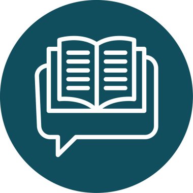 kitap simgesi vektör illüstrasyonu