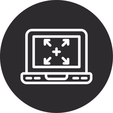 seo modern simgesinin vektör illüstrasyonu