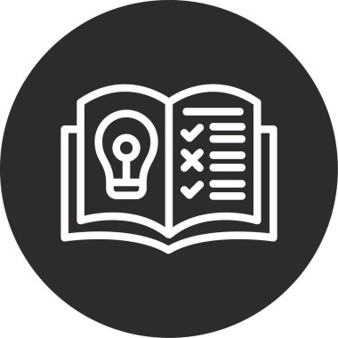 kitap simgesi vektör illüstrasyonu