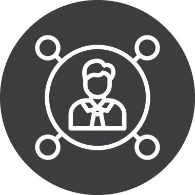 Seo simgesinin vektör illüstrasyonu