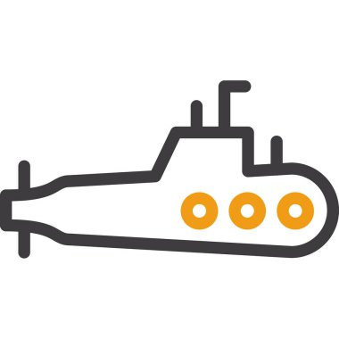 Gemi simgesi vektör illüstrasyonu