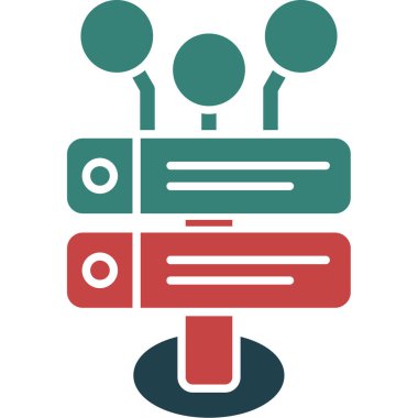 seo modern simgesinin vektör illüstrasyonu