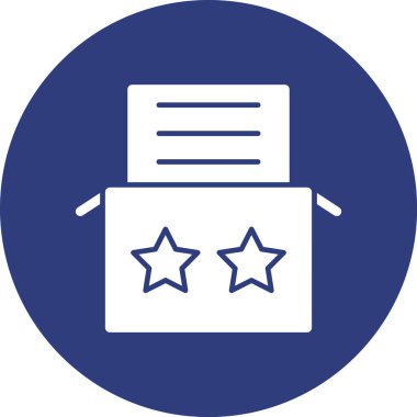 Rozet. Web simgesi basit tasarım