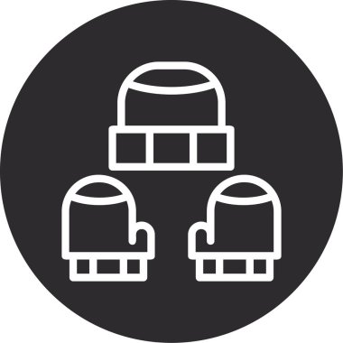 ekmek ikonu vektör illüstrasyonu