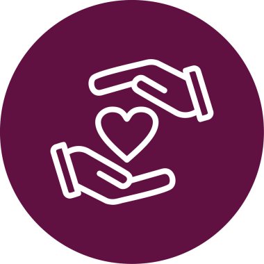 Vektör Kalp Simgesi illüstrasyonu