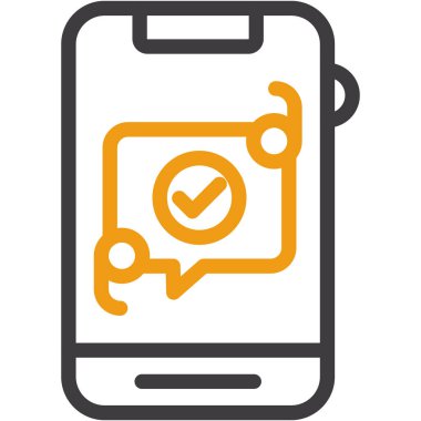 mobil simge vektör illüstrasyonu