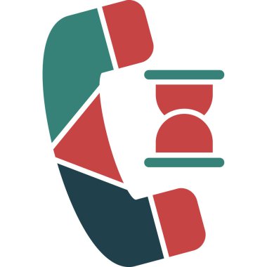 Telefon görüşmesi, illüstrasyon, vektör, beyaz arkaplan.