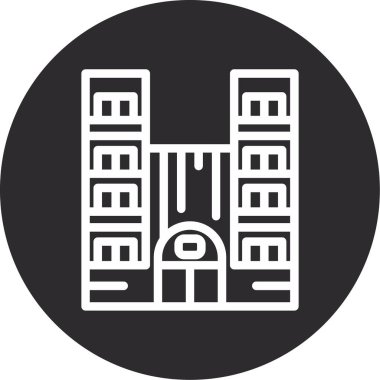 Yapı simgesinin vektör illüstrasyonu