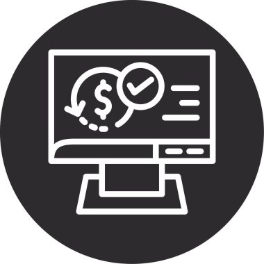 seo modern simgesinin vektör illüstrasyonu