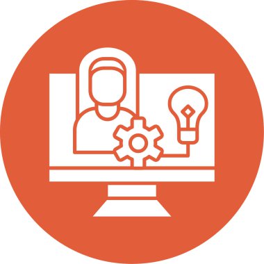 Modern simgenin vektör illüstrasyonu