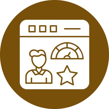 iş kartı simgesi, vektör illüstrasyonu