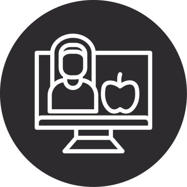 Seo simgesinin vektör illüstrasyonu