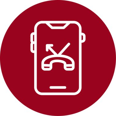 vektör cep telefon simgesi