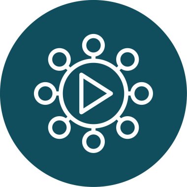 seo modern simgesinin vektör illüstrasyonu