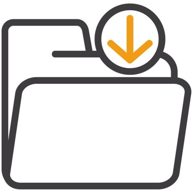 kutu teslim simgesi doldurulmuş taslak biçimi