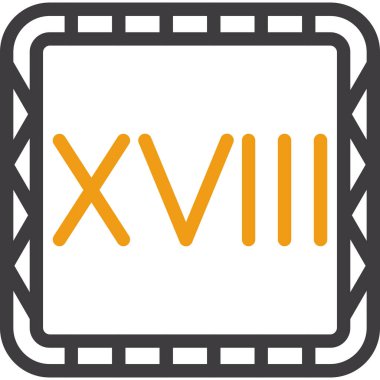 Takvimin beyaz arkaplanda numarası olan simgesi