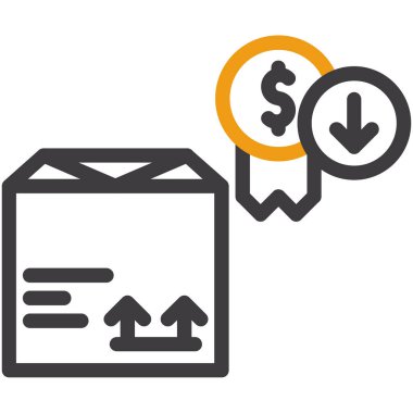 vektör biçiminde iş yönetimi düz simgesi