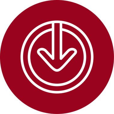 Oklar dairesel vektör simgesi