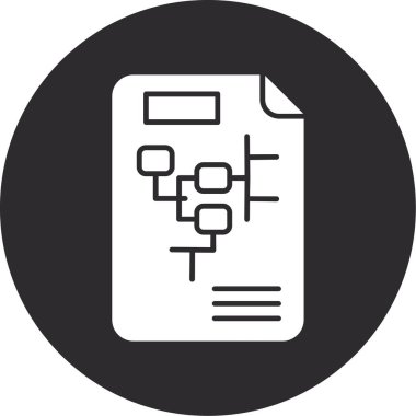 Modern simgenin vektör illüstrasyonu