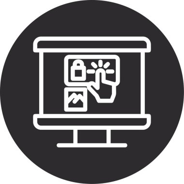 ekran simgesi olan dizüstü bilgisayar, özet biçimi