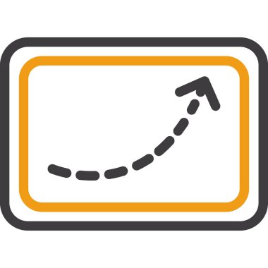 Ok simgesi, basit tarzı