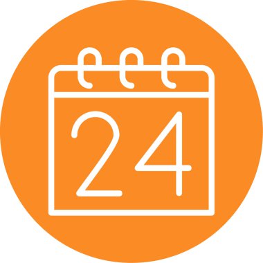 Takvim simgesi vektör illüstrasyonu