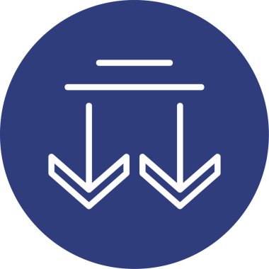 Modern simgenin vektör illüstrasyonu