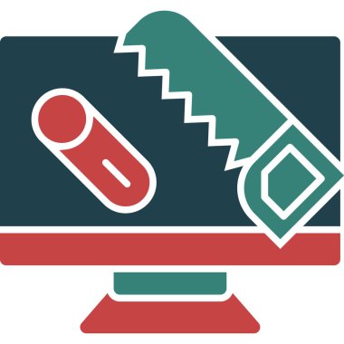 Beyaz arka planda boya silindiri, illüstrasyon, vektör.