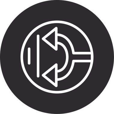 ok simgesinin vektör illüstrasyonu