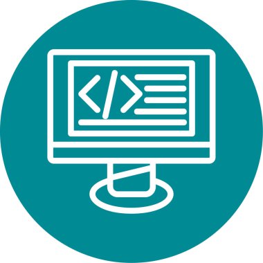 seo modern simgesinin vektör illüstrasyonu