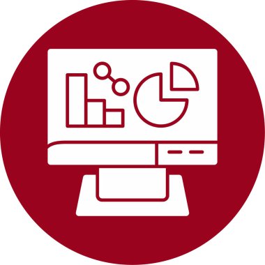 İş ve finans simgesinin vektör illüstrasyonu