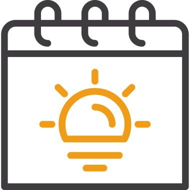 Takvim. Web simgesi basit illüstrasyon