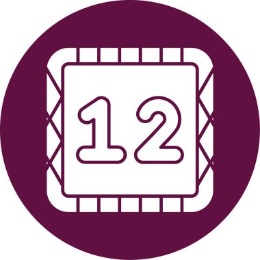 Bir b eksikliği simgesinin vektör çizimi