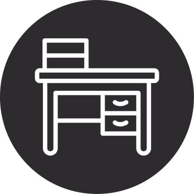 Moda biçimi izole edilmiş arkaplanda tablo simgesi