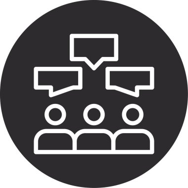 Seo simgesinin vektör illüstrasyonu