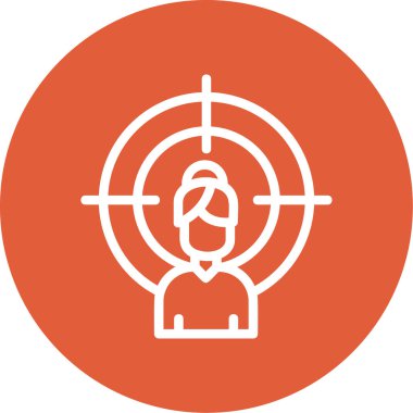 hedef simge vektör illüstrasyonu