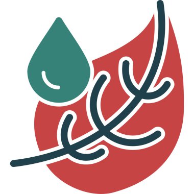 Kan bağışı ikonu. vektör illüstrasyonu