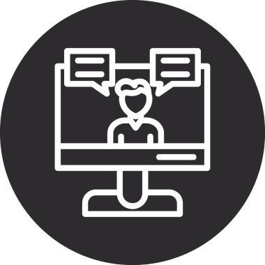 Modern dizüstü bilgisayar simgesinin vektör illüstrasyonu