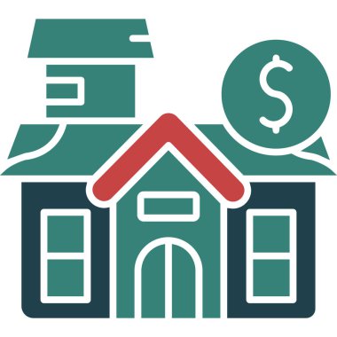 Dolar banknotları olan ev