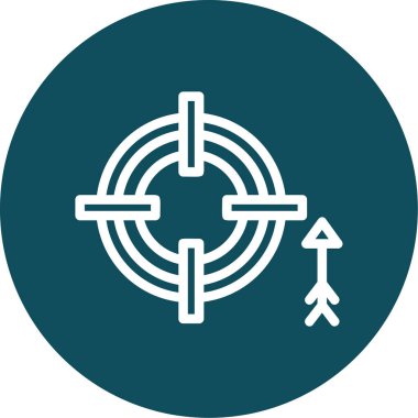 seo modern simgesinin vektör illüstrasyonu