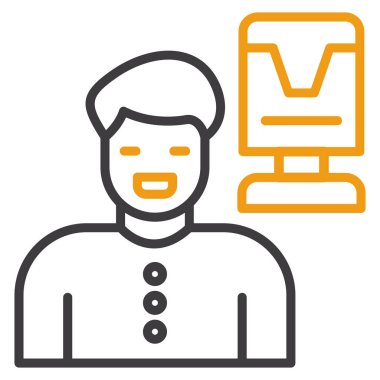 iş simgesi vektör illüstrasyonu