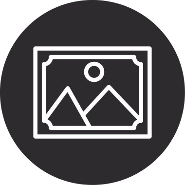 Modern b 'nin vektör illüstrasyonu film simgesinden yoksun