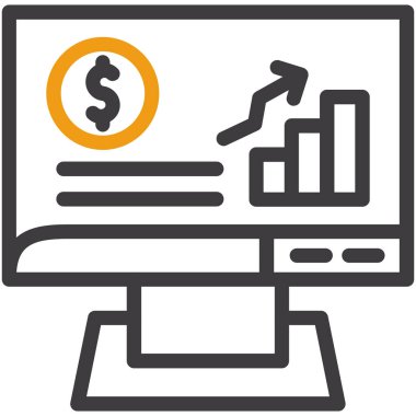 İş analizi vektör simgesi