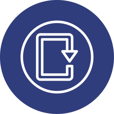 ok simgesinin vektör illüstrasyonu