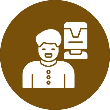 man simgesi vektör illüstrasyonu