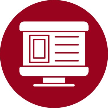 seo modern simgesinin vektör illüstrasyonu