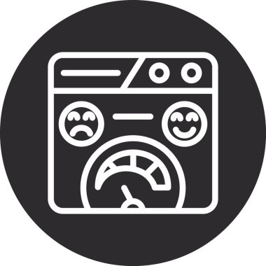 Seo simgesinin vektör illüstrasyonu